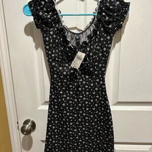 Windsor Black and White Floral Dress